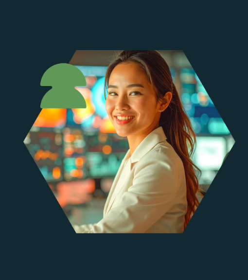 Smiling business woman